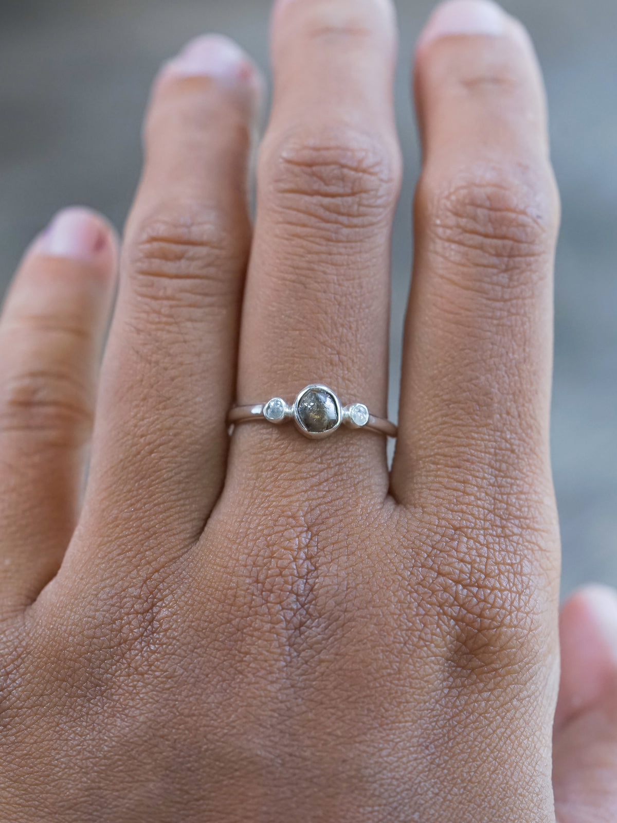 Raw Diamond Ring - Gardens of the Sun | Ethical Jewelry