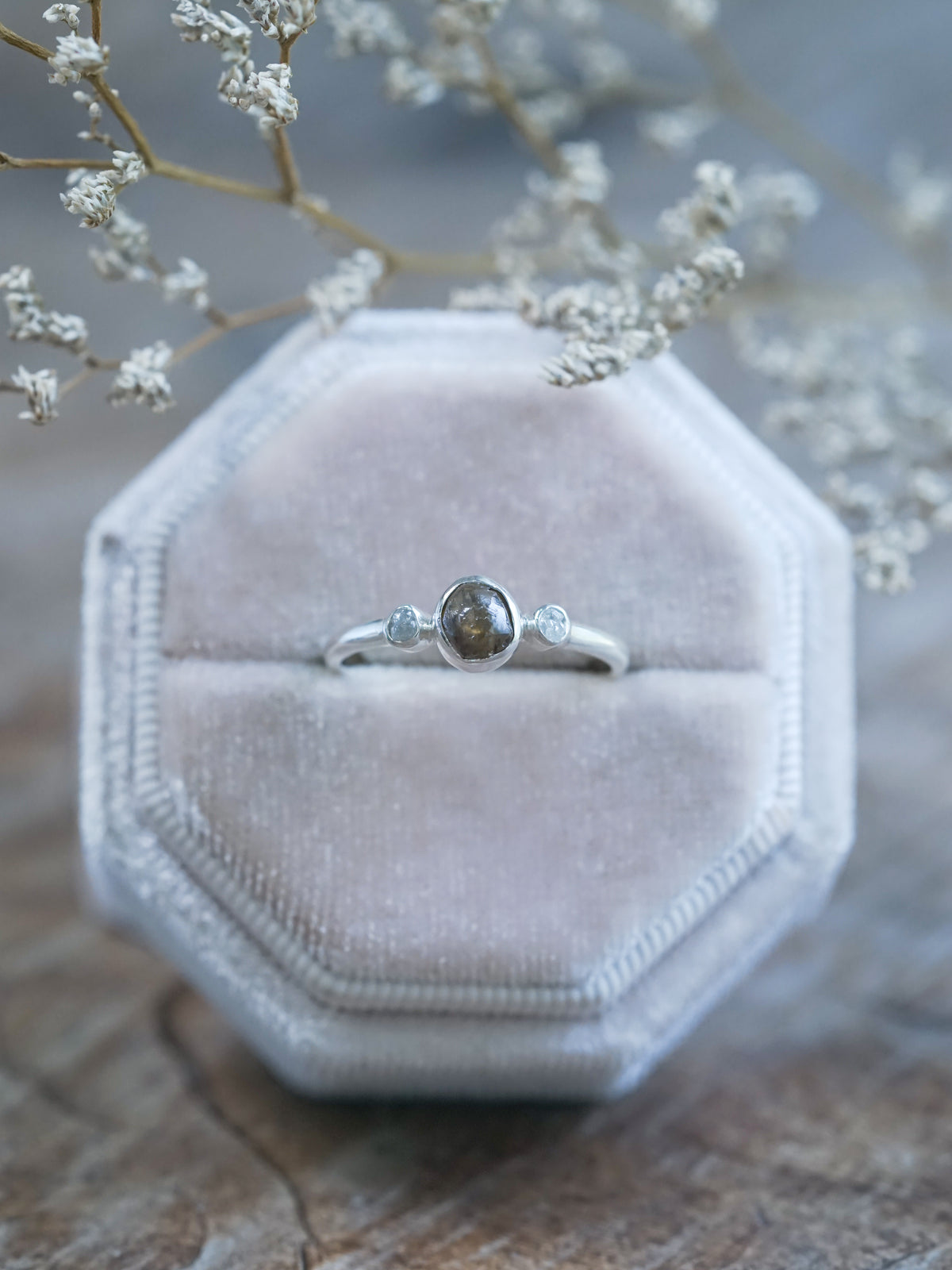 Raw Diamond Ring - Gardens of the Sun | Ethical Jewelry
