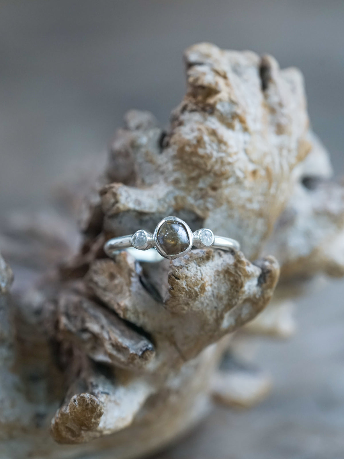 Raw Diamond Ring - Gardens of the Sun | Ethical Jewelry