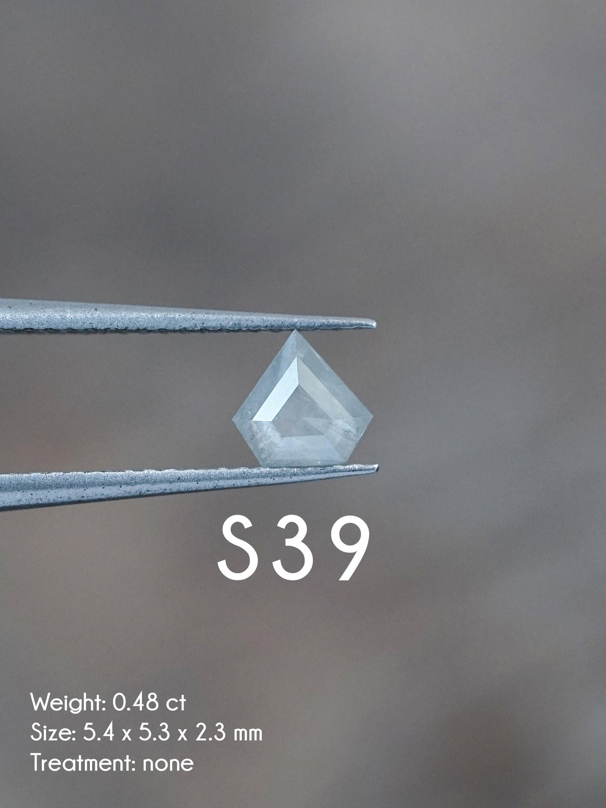 Custom Rose Cut Shield Diamond Ring in Gold - Gardens of the Sun | Ethical Jewelry