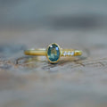 Mystical Sapphire Ring in Ethical Gold - Gardens of the Sun | Ethical Jewelry