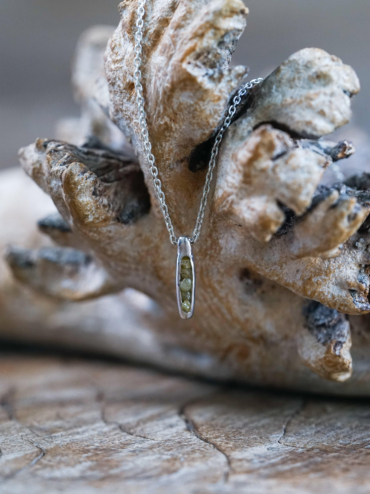 Raw Yellow Diamond Necklace with Hidden Gems - Gardens of the Sun | Ethical Jewelry