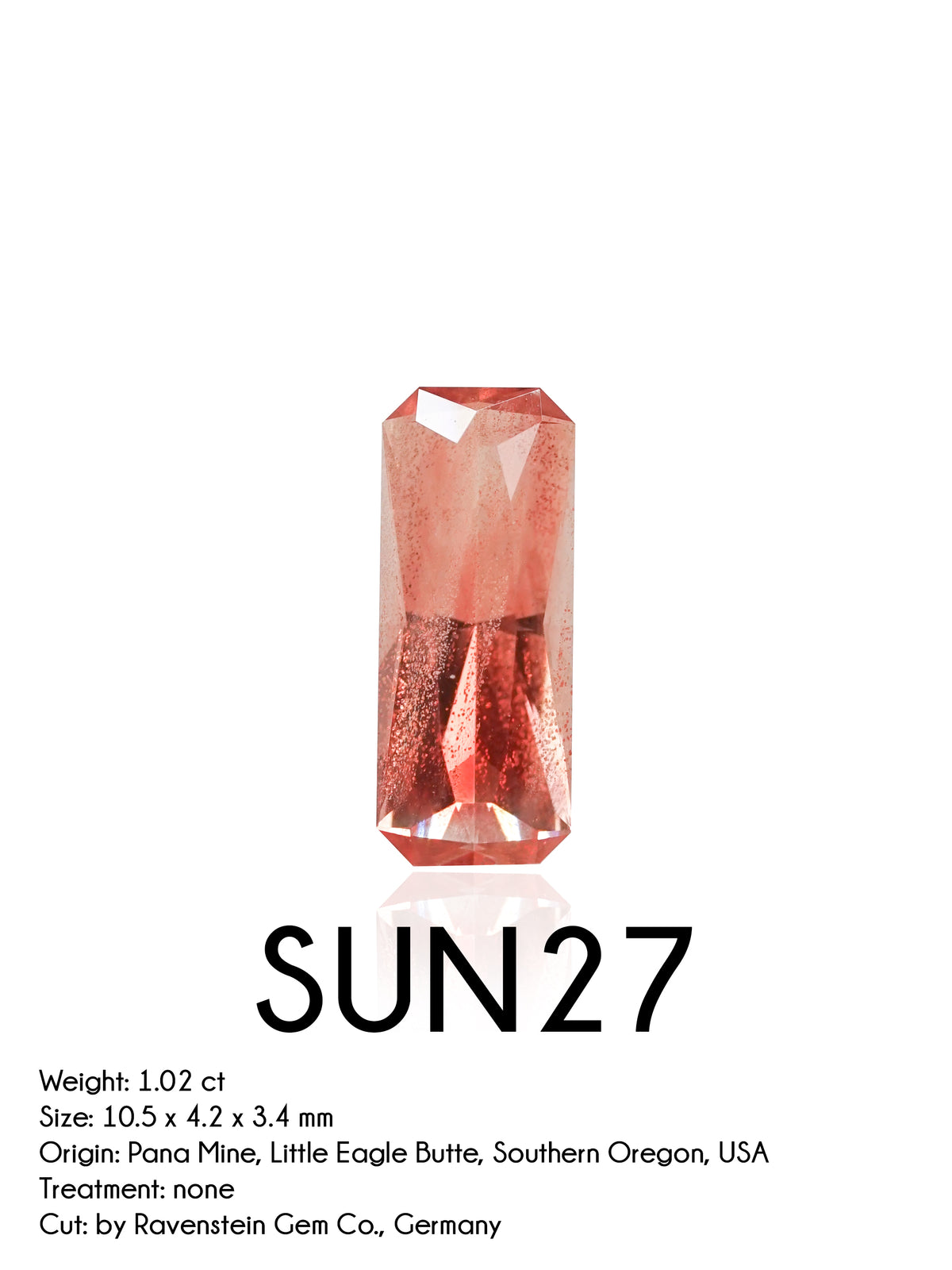 Custom Oregon Sunstone Ring in Gold