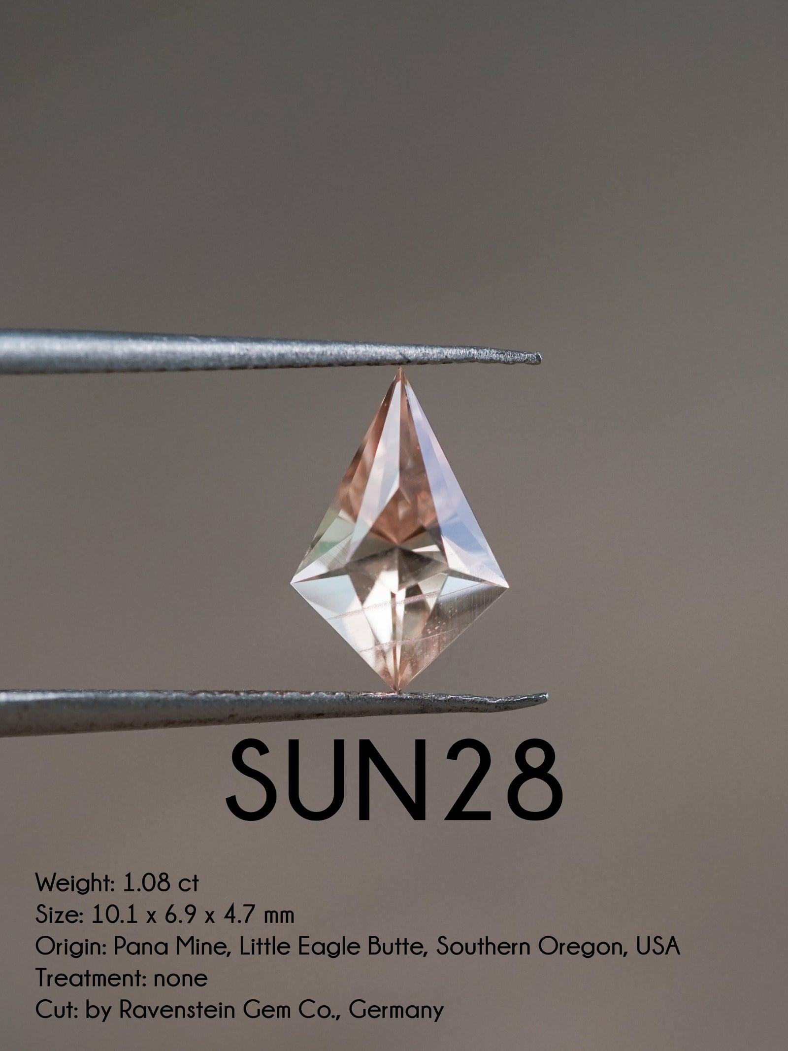 Custom Oregon Sunstone Ring in Gold