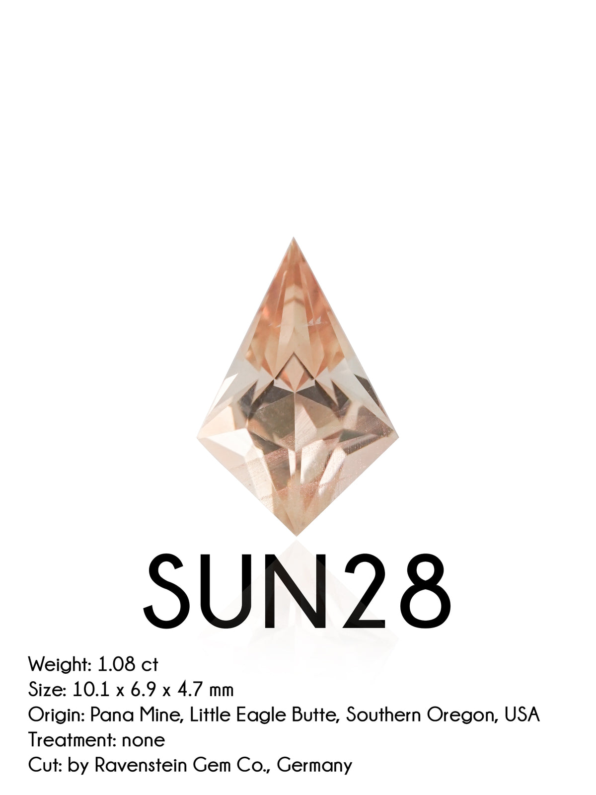 Custom Oregon Sunstone Ring in Gold