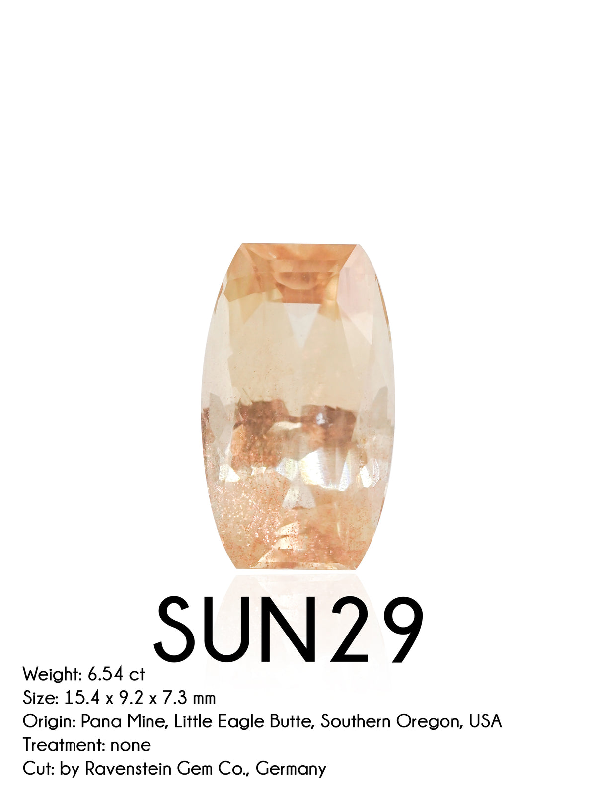 Custom Oregon Sunstone Ring in Gold