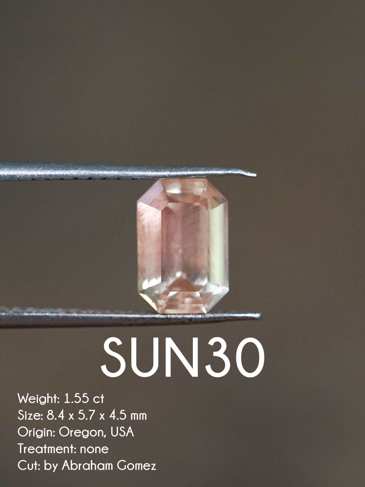 Custom Oregon Sunstone Ring in Gold