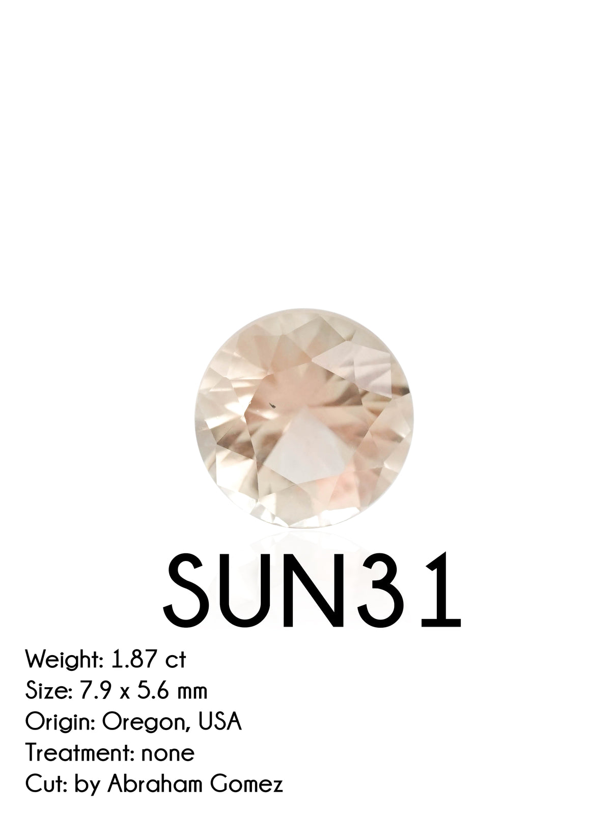 Custom Oregon Sunstone Ring in Gold