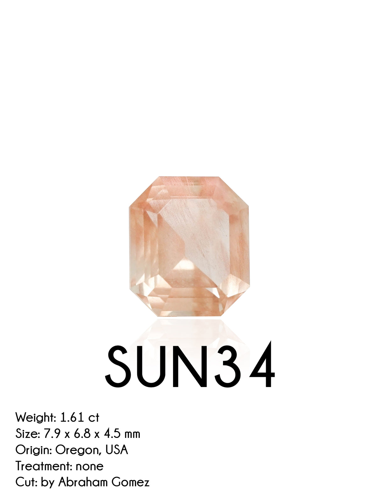 Custom Oregon Sunstone Ring in Gold