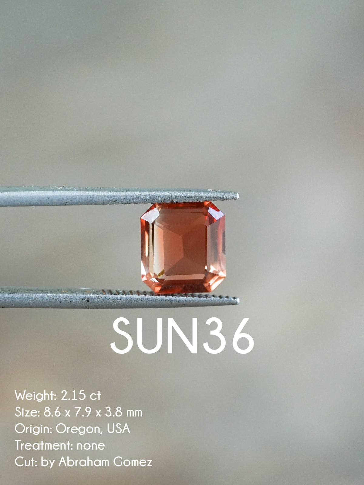 Custom Oregon Sunstone Ring in Gold