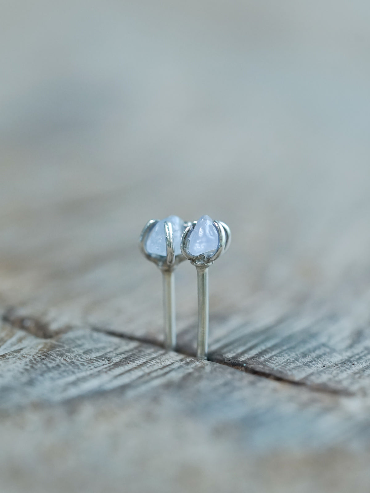 Sapphire Pebble Earrings