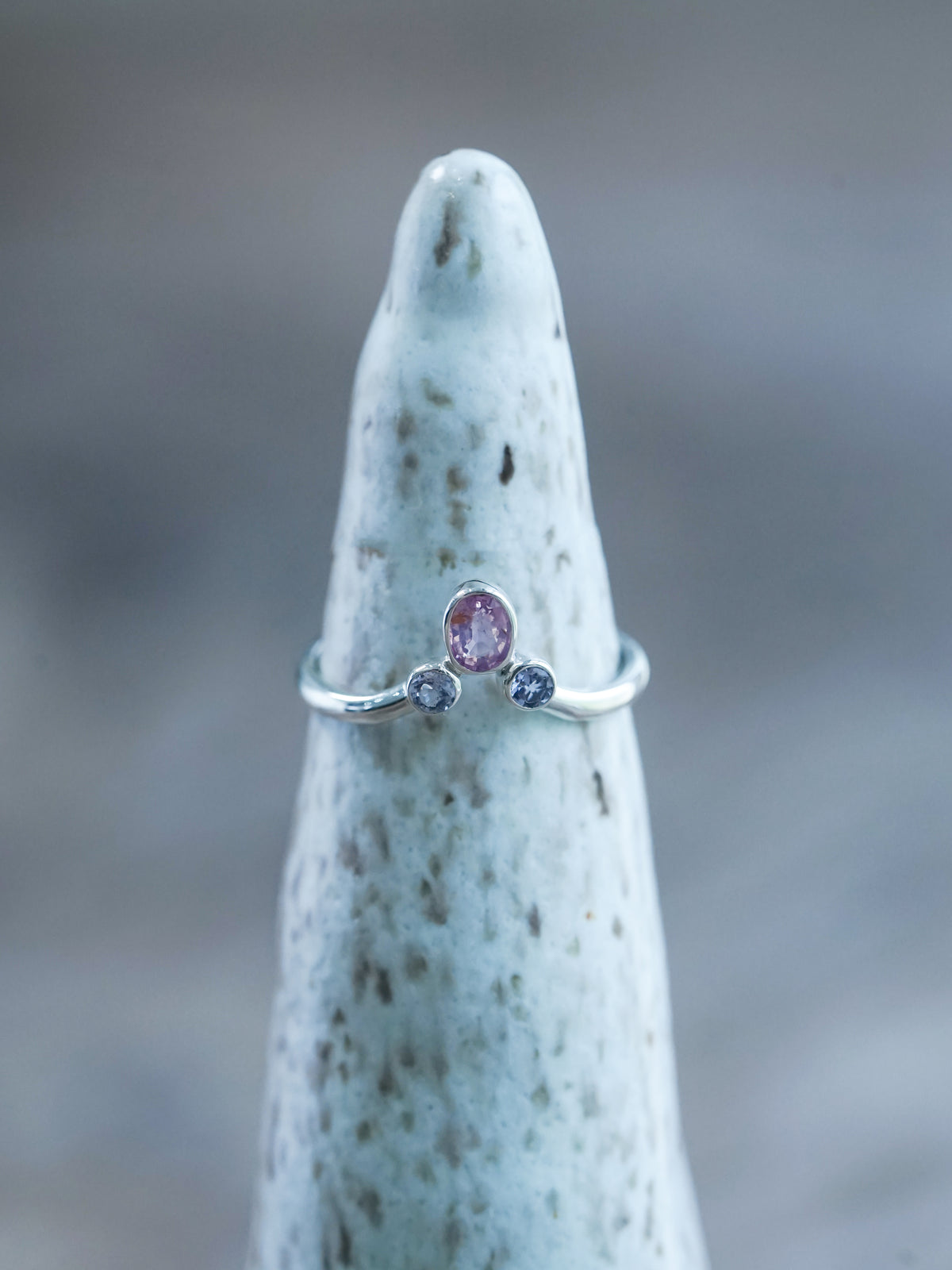 Sapphire and Tanzanite Ring