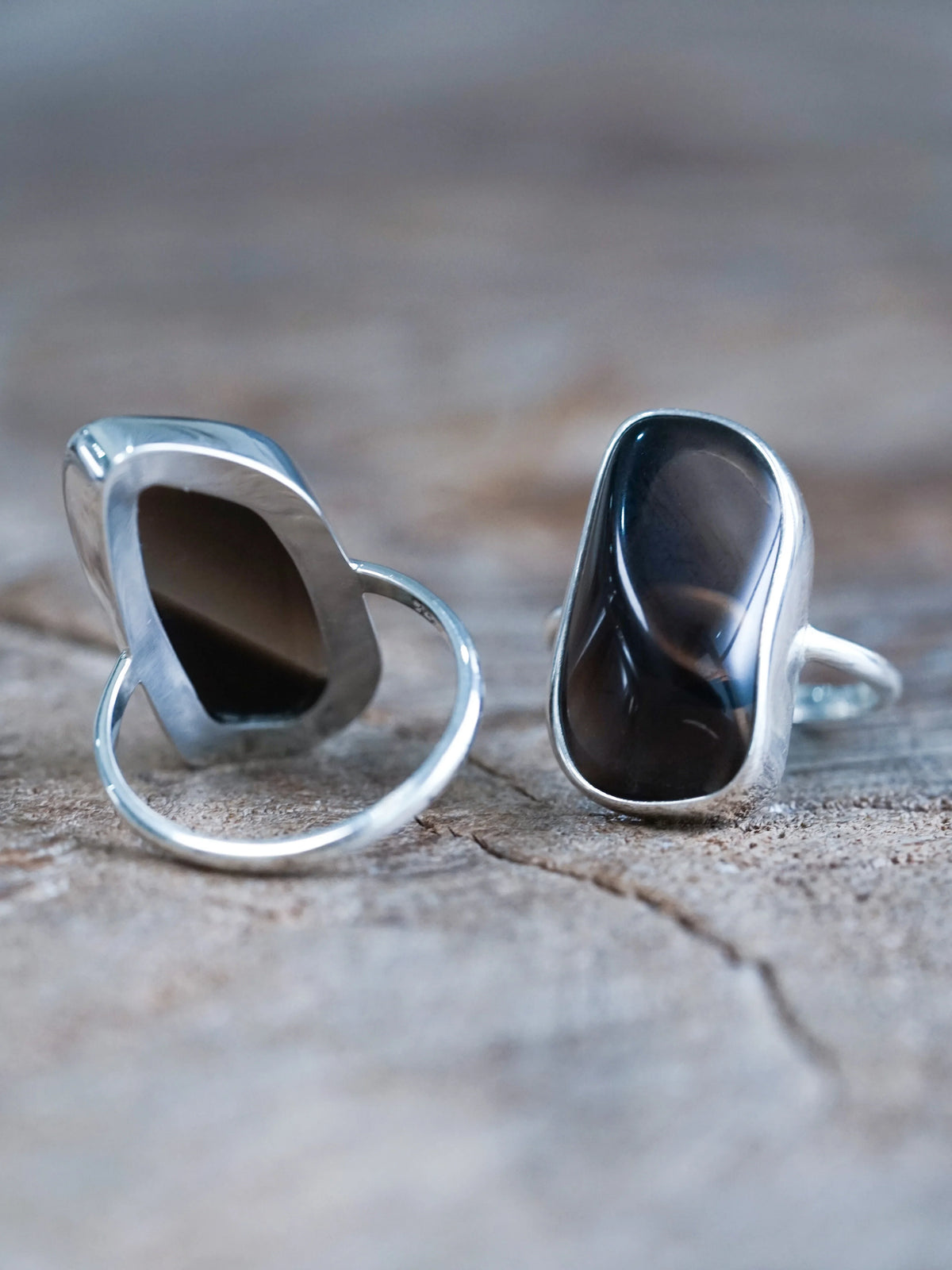 Smoky Quartz Ring in Sterling Silver