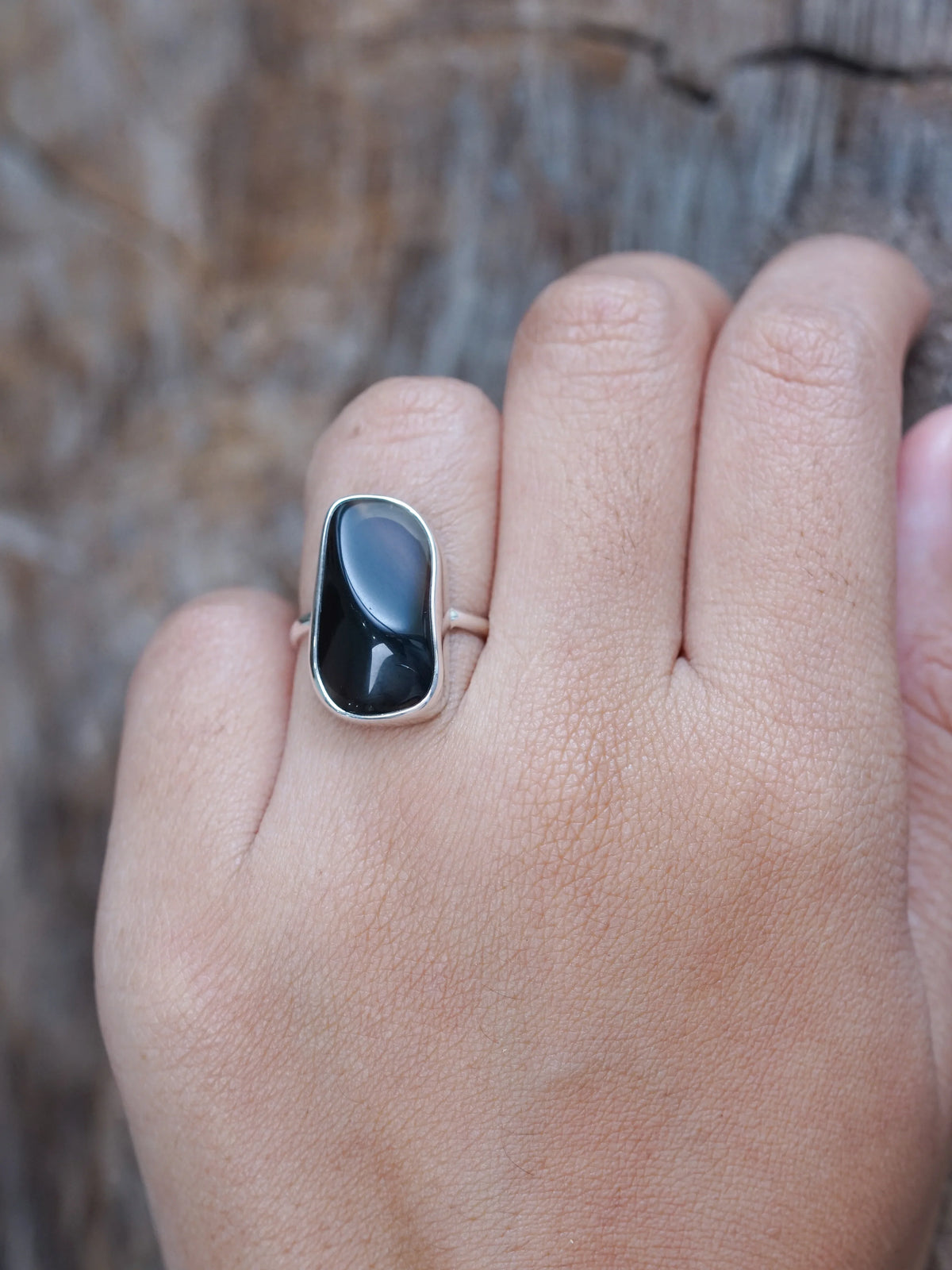 Smoky Quartz Ring in Sterling Silver for an Engagement