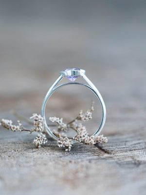 Star Amethyst Ring - size 8