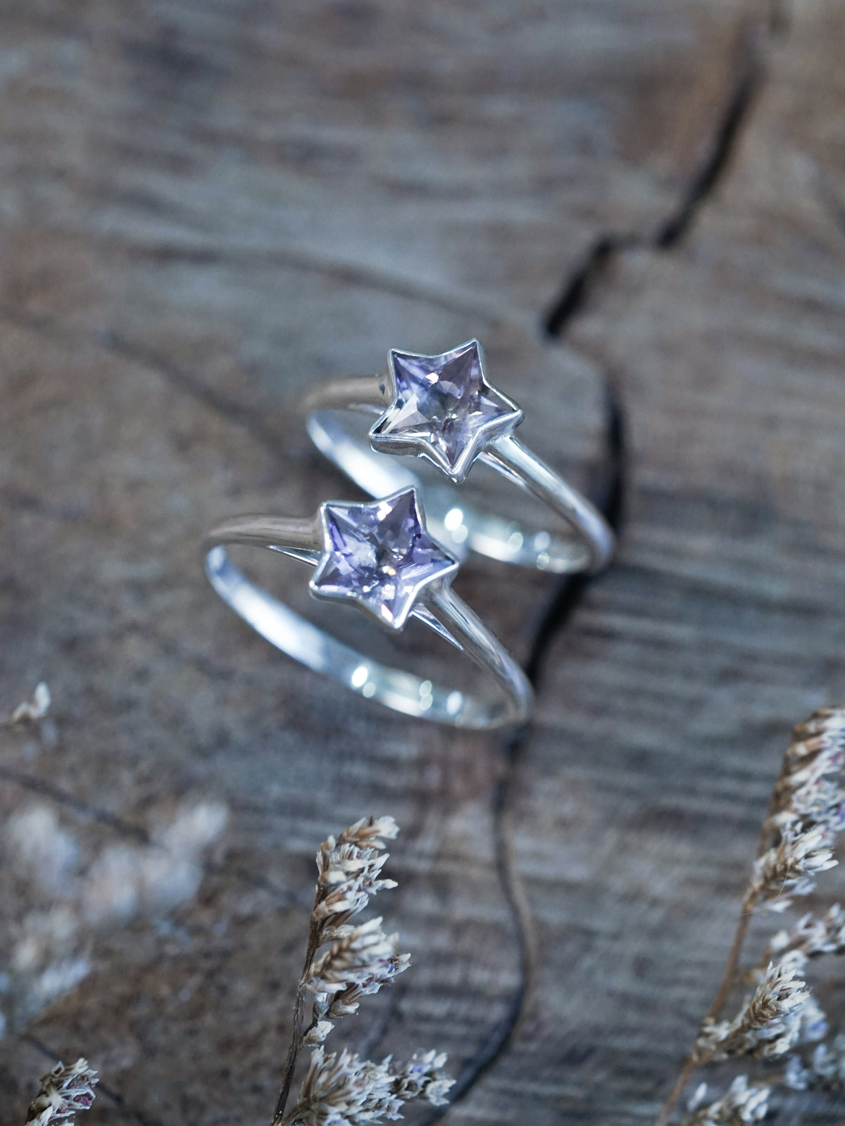 Star Ametrine Ring - size 7 & 8.5