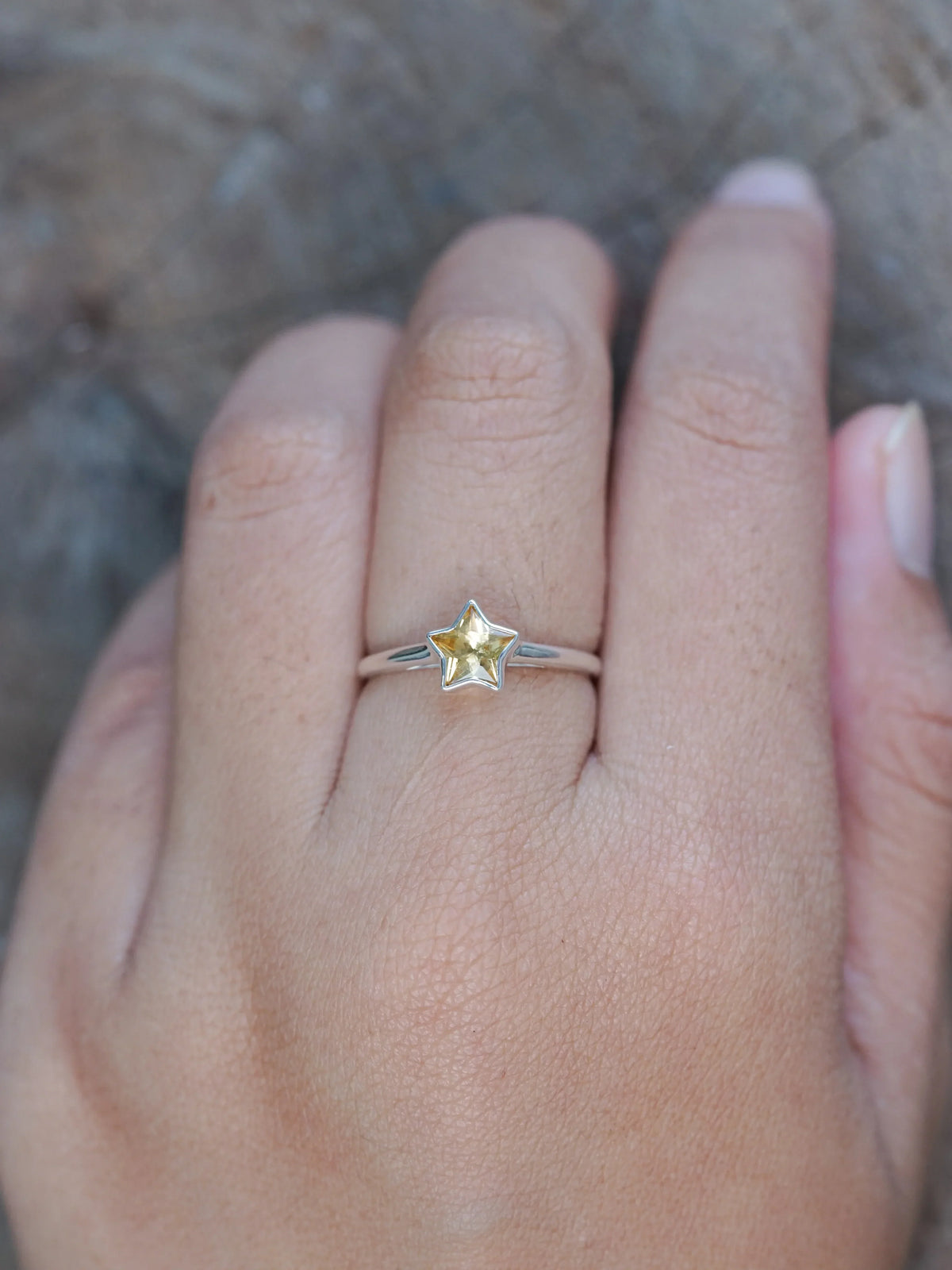 Star Garnet Ring