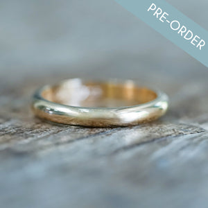 Thin Gold Wedding Band