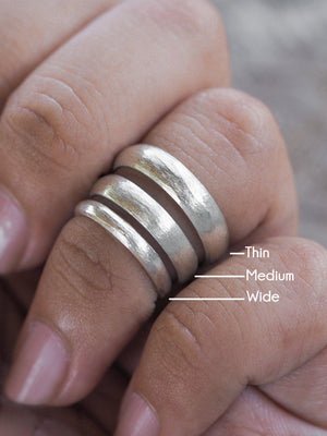 Thin and Plain Gold Wedding Band