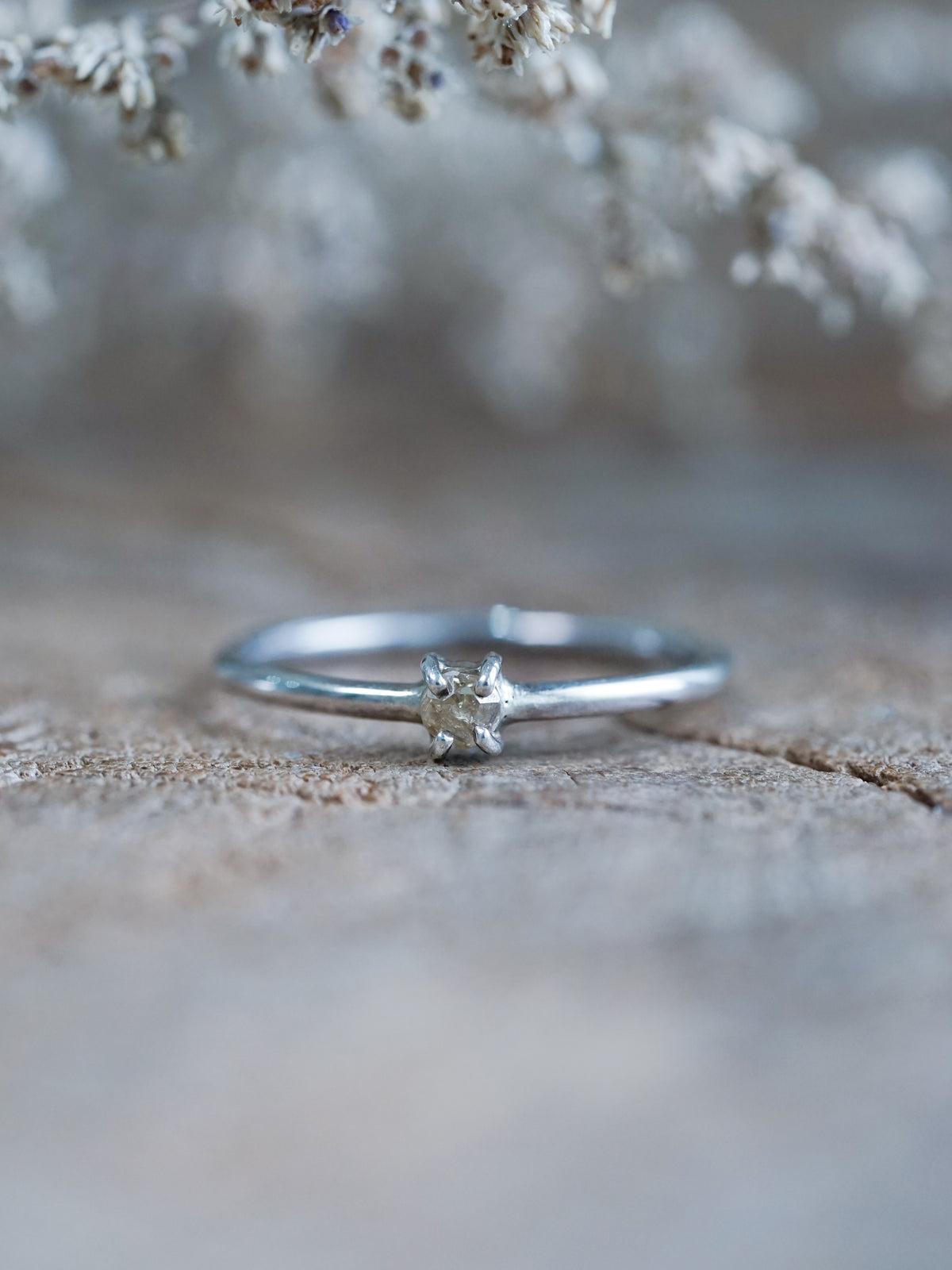 Tiny Diamond Ring