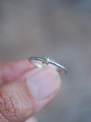Tiny Diamond Ring