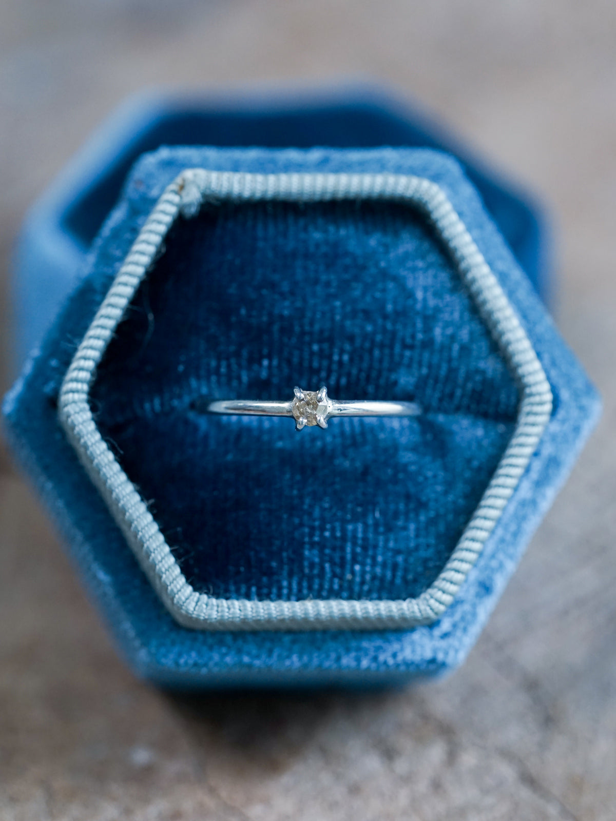 Tiny Diamond Ring