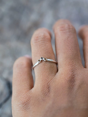 Tourmaline Crown Ring