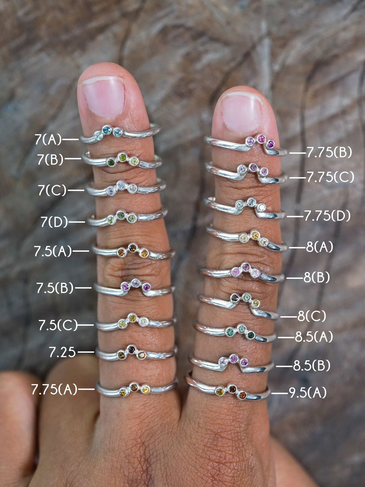 Tourmaline Crown Ring