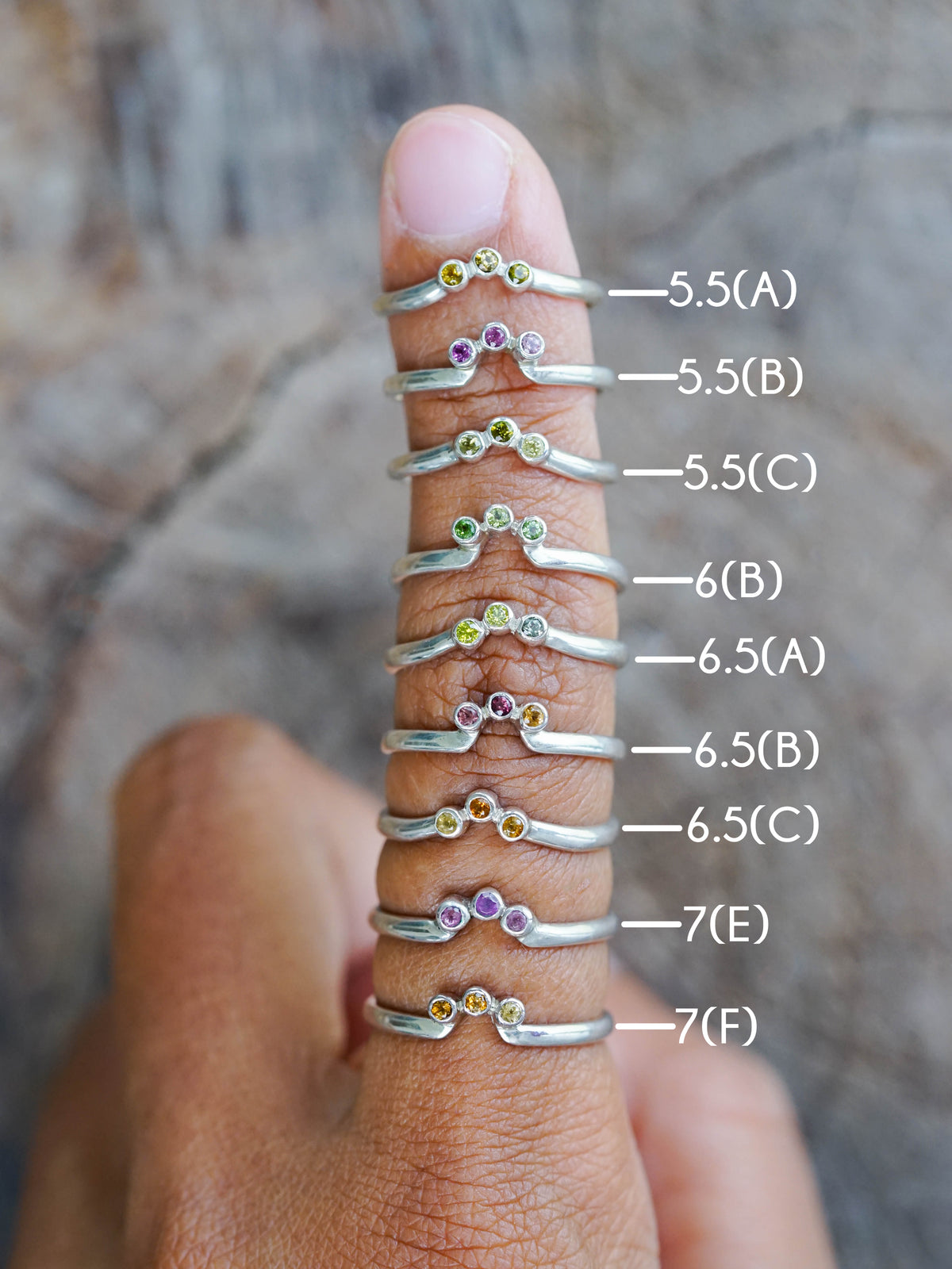 Tourmaline Crown Ring