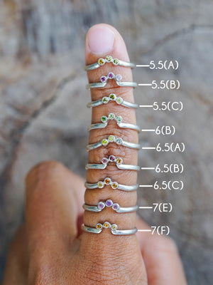 Tourmaline Crown Ring