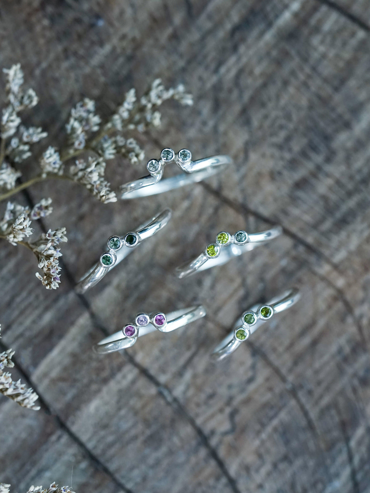Tourmaline Crown Ring