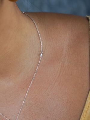 Tourmaline Leaf Necklace