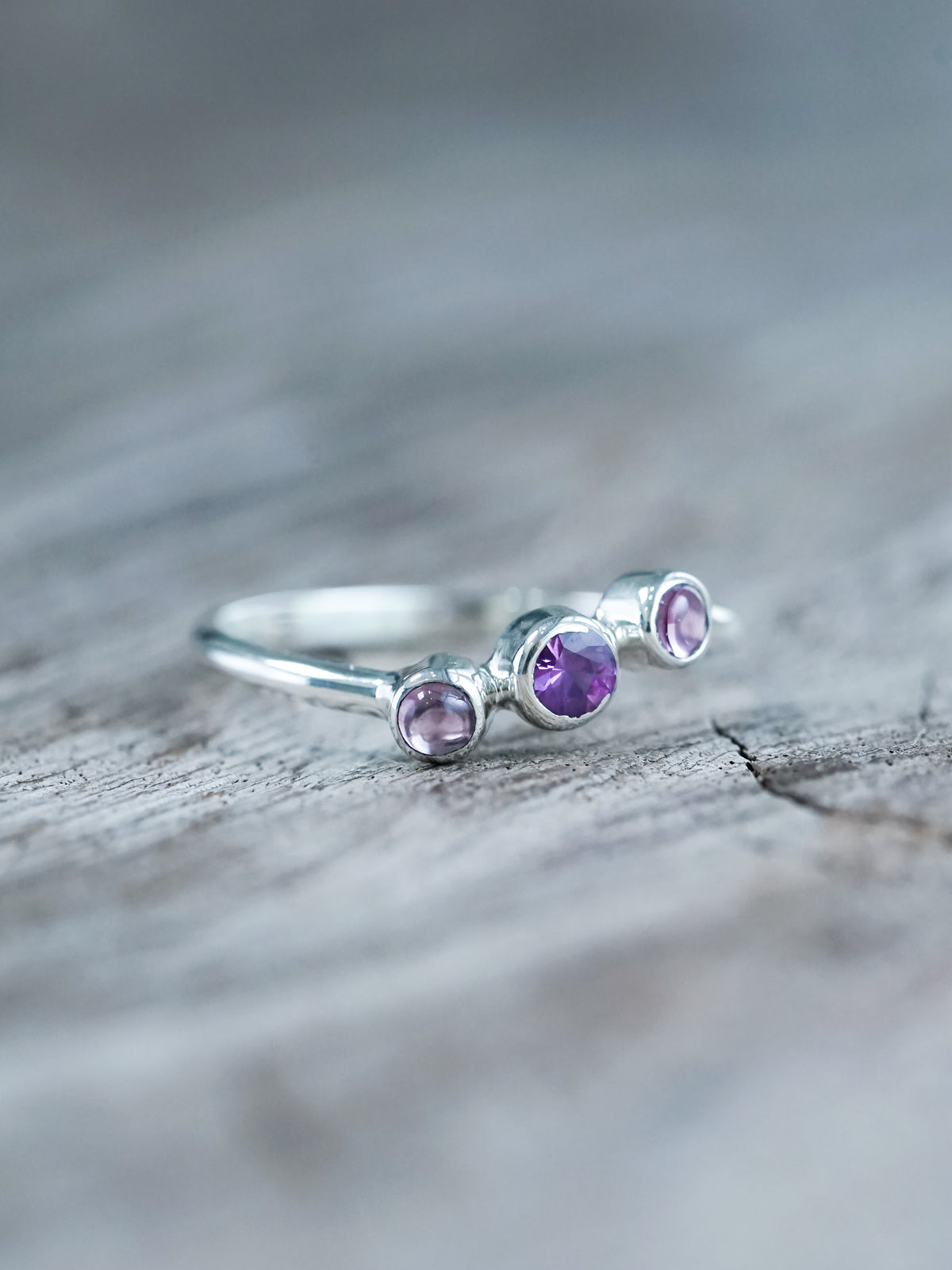 Pink Sapphire and Tourmaline Ring - Gardens of the Sun | Ethical Jewelry