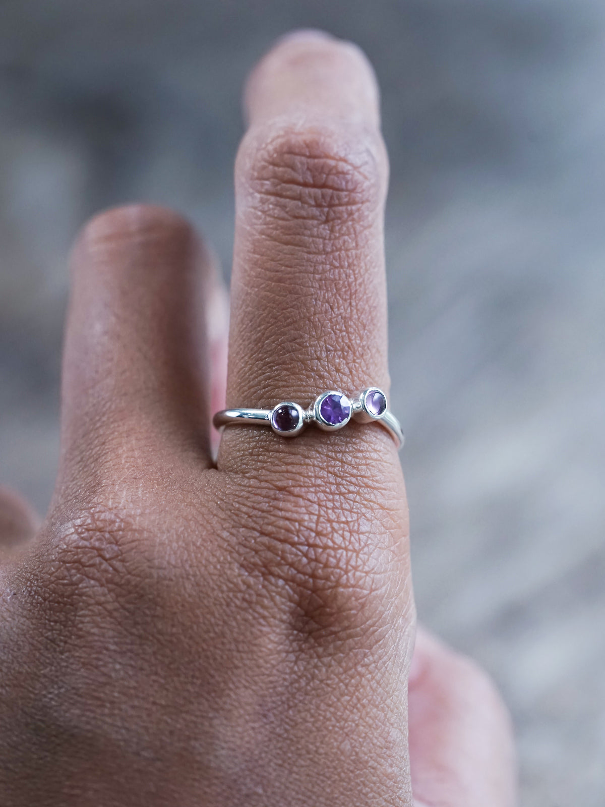 Pink Sapphire and Tourmaline Ring - Gardens of the Sun | Ethical Jewelry