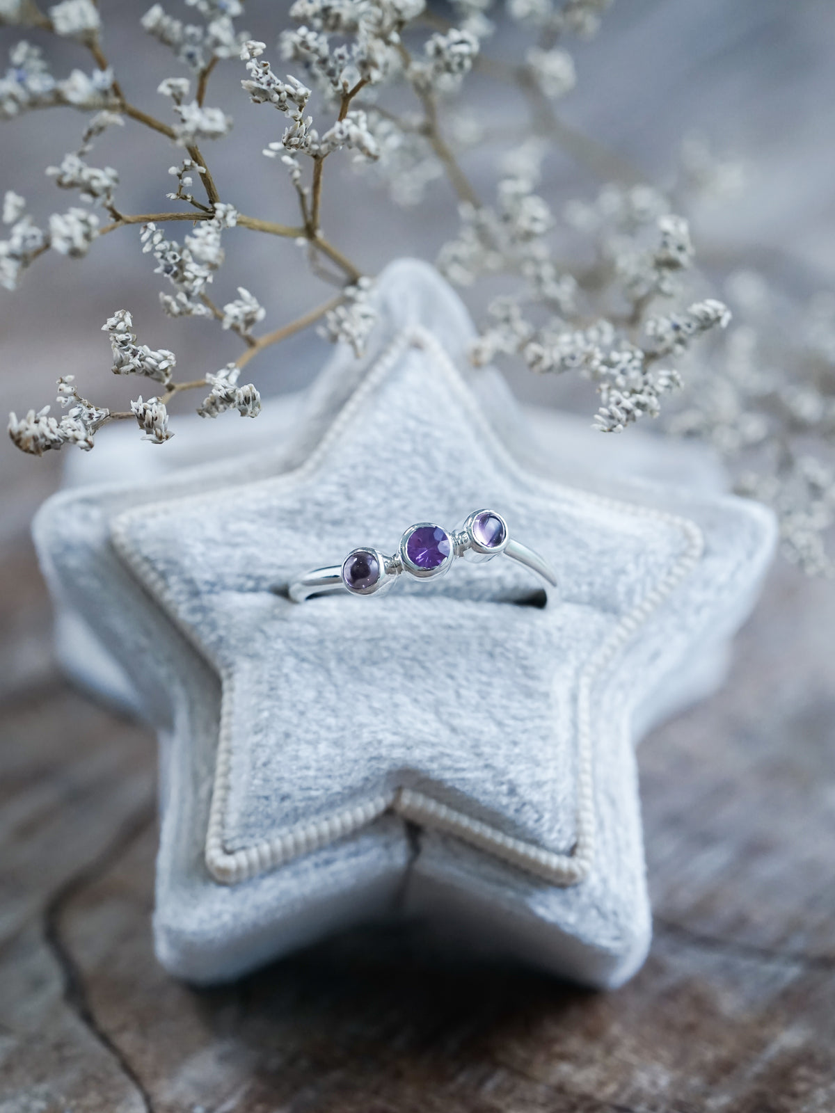 Pink Sapphire and Tourmaline Ring - Gardens of the Sun | Ethical Jewelry