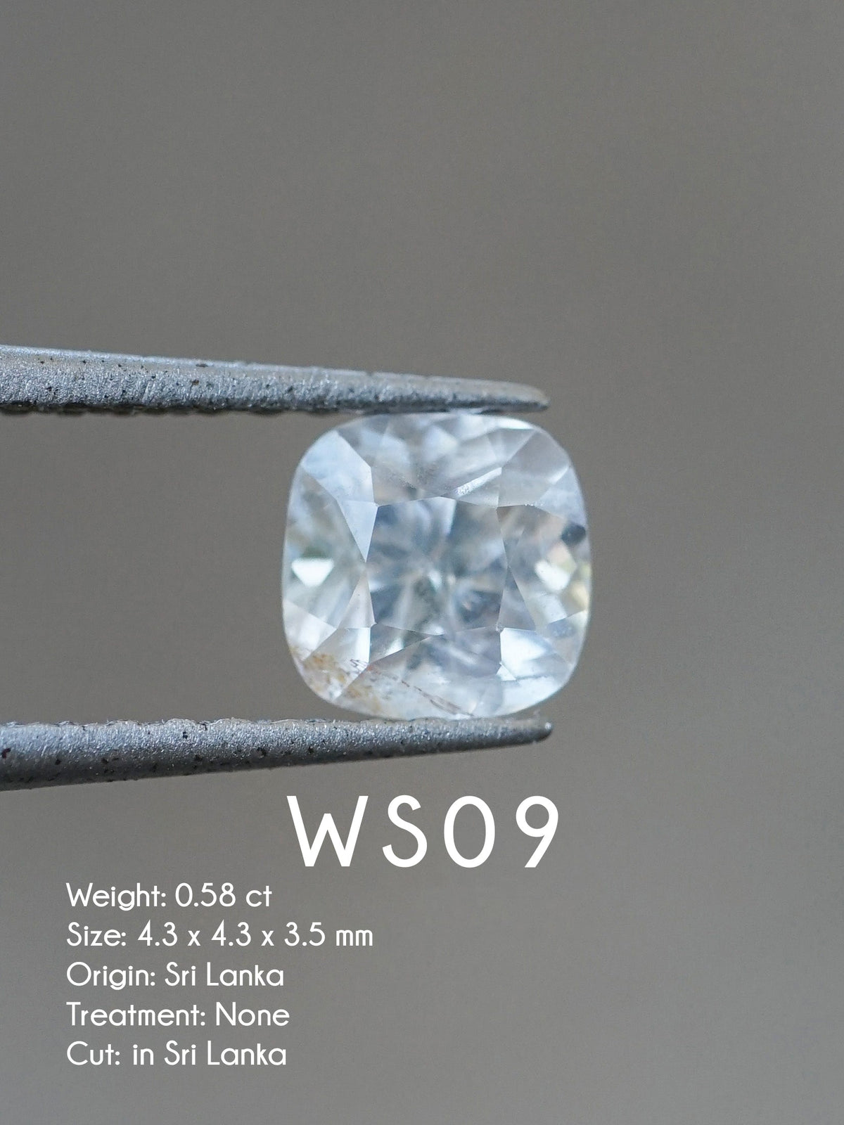 Custom White Sapphire Ring in Gold - Gardens of the Sun | Ethical Jewelry