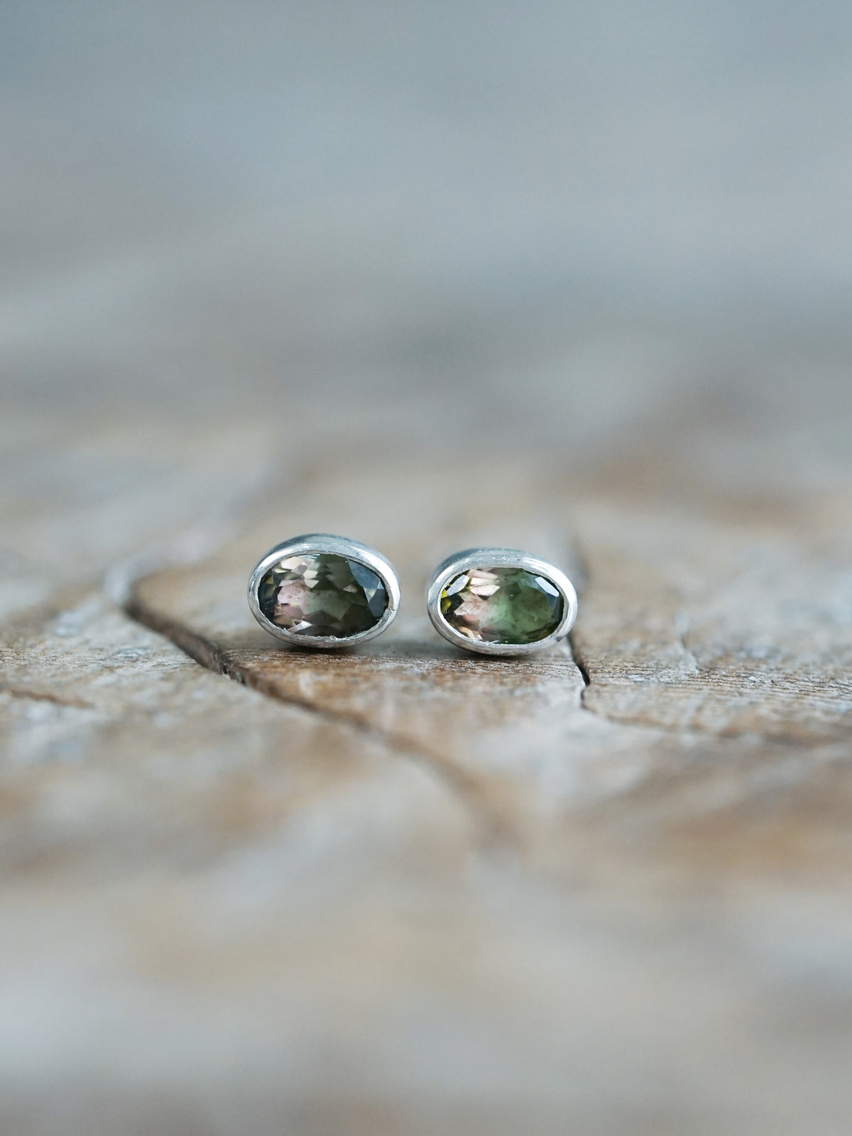 Watermelon Tourmaline Earrings