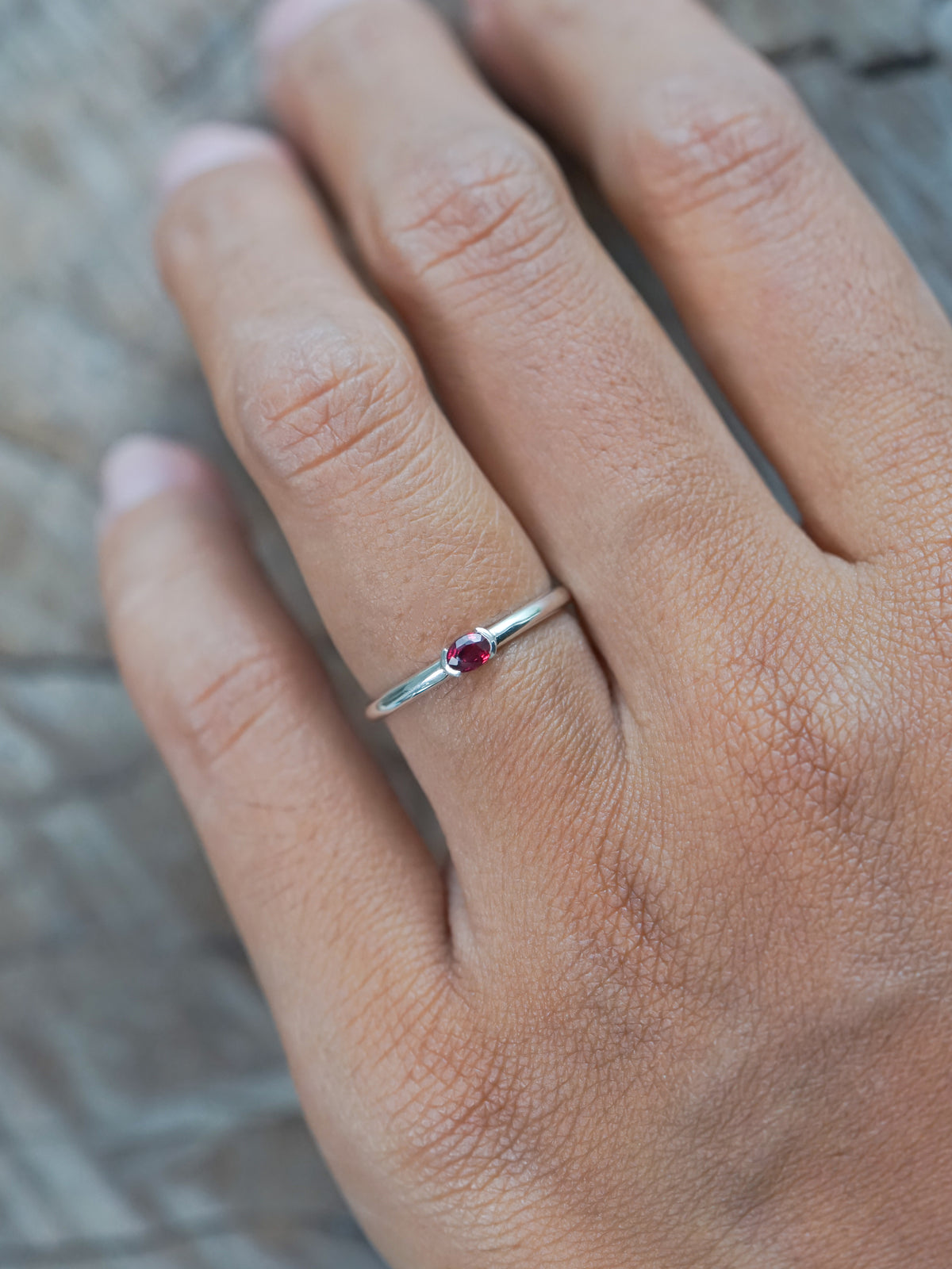 Wear Oval Ruby Ring