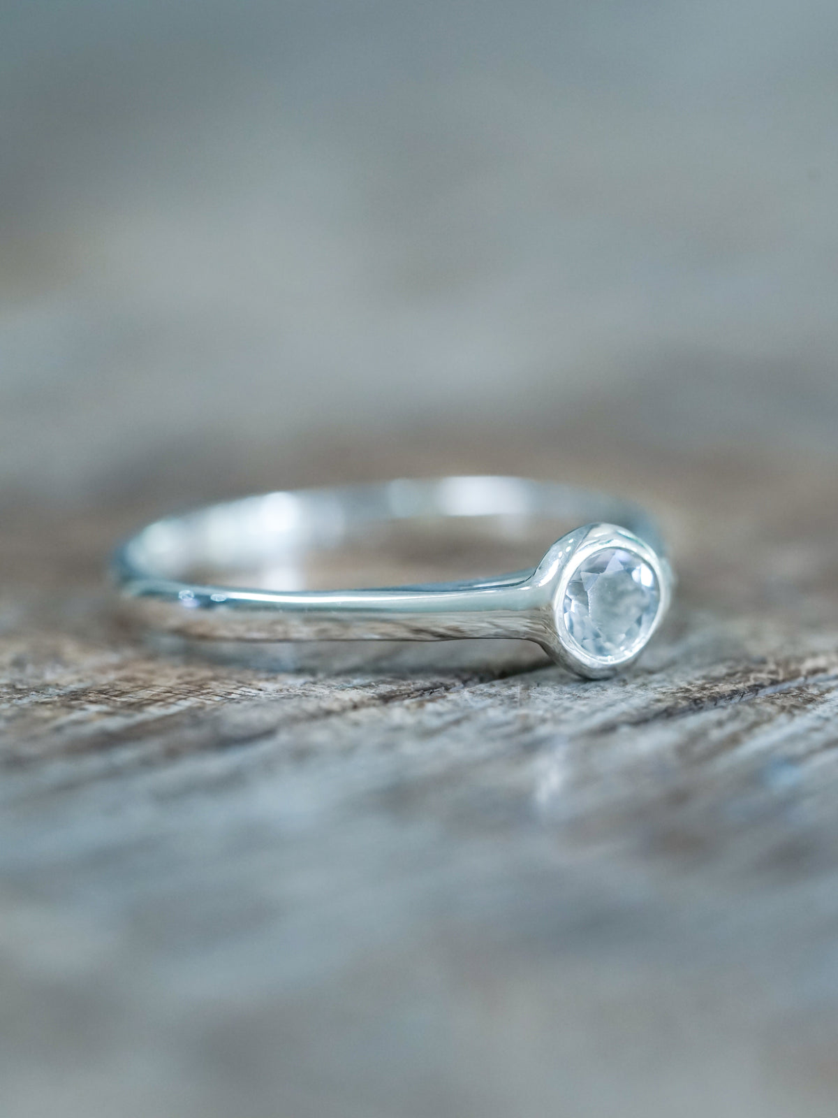 White Topaz Ring - Gardens of the Sun | Ethical Jewelry
