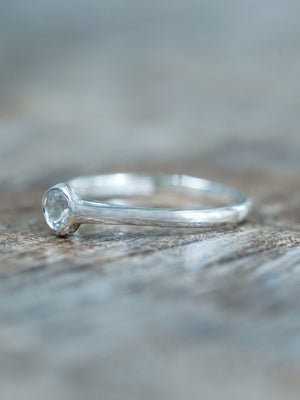 White Topaz Ring - Gardens of the Sun | Ethical Jewelry