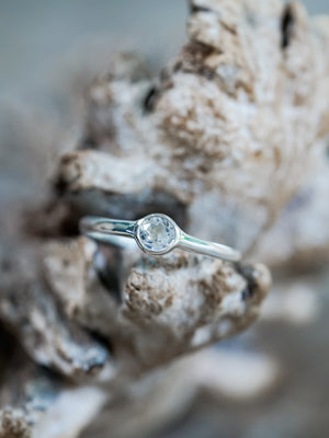White Topaz Ring - Gardens of the Sun | Ethical Jewelry