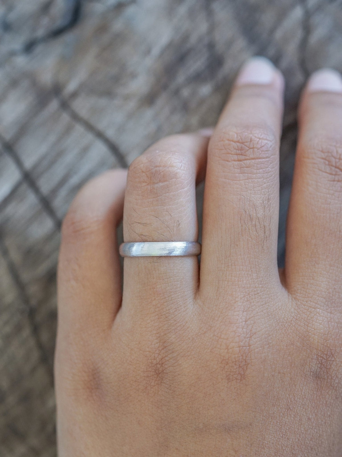 Brushed Wedding Band - Gardens of the Sun | Ethical Jewelry