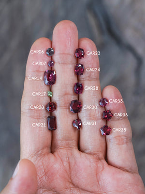 Custom Garnet Ring in Gold