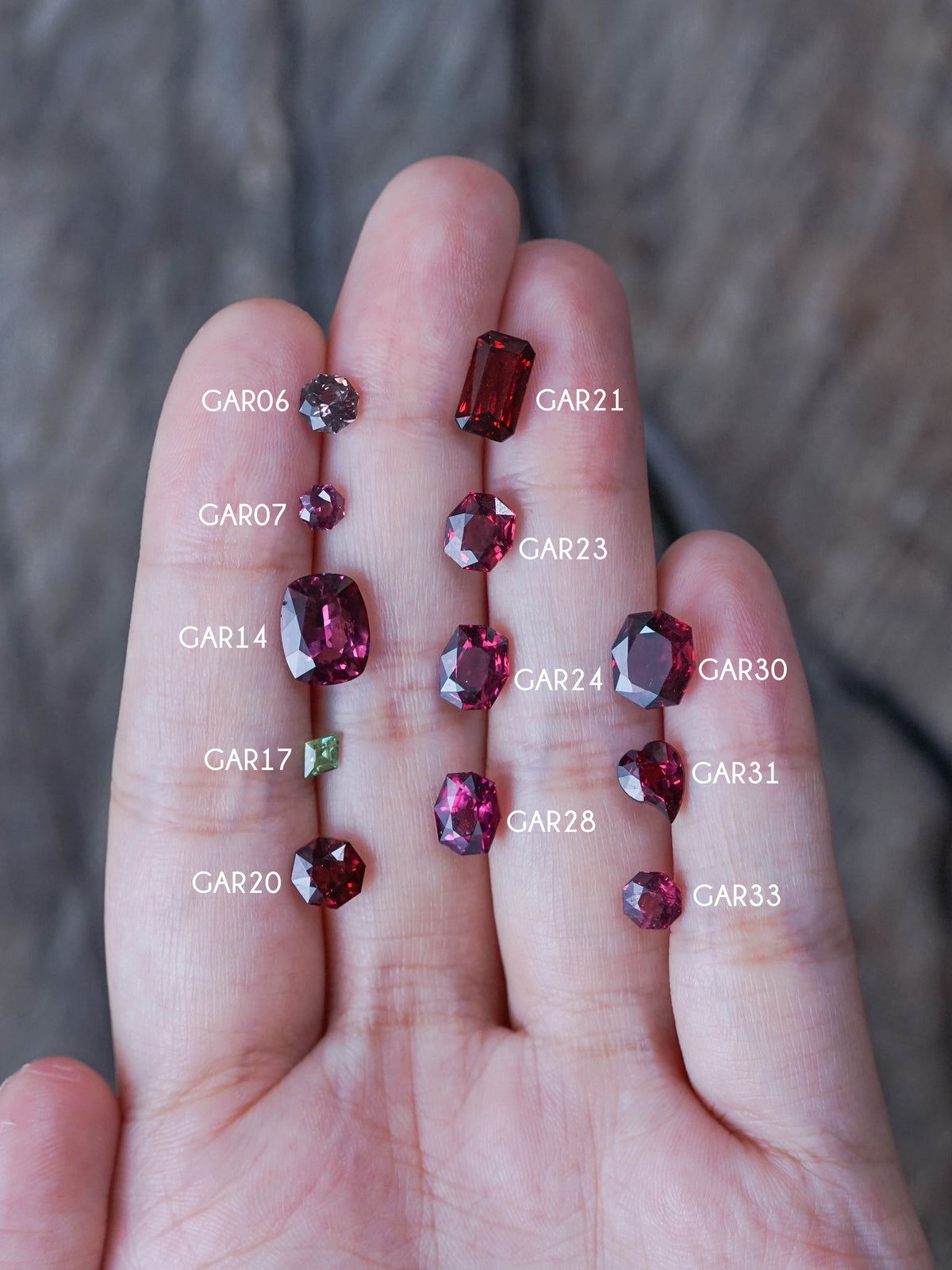 Custom Garnet Ring in Gold - Gardens of the Sun | Ethical