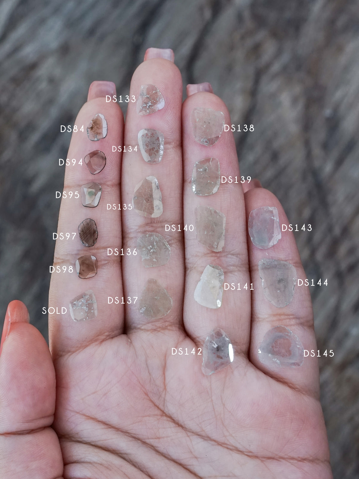 Custom Diamond Slice Ring in Gold