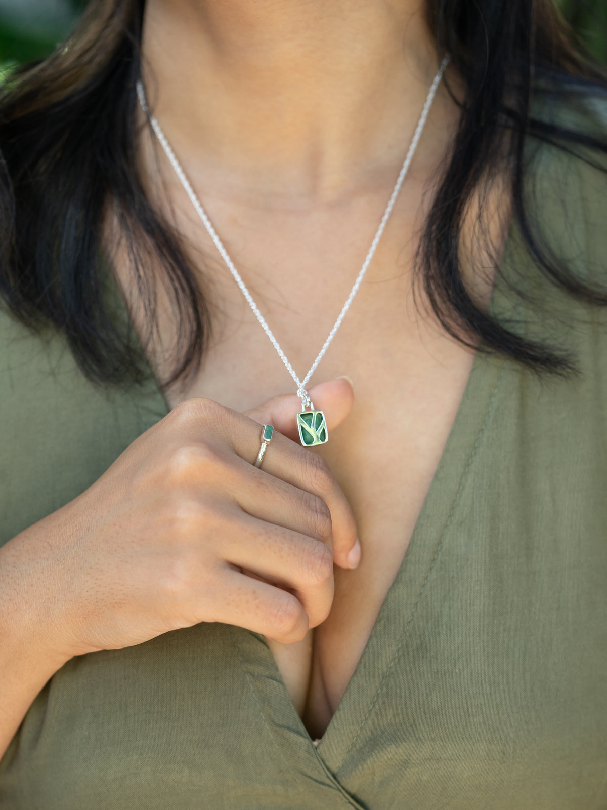Emerald Necklace - Gardens of the Sun | Ethical Jewelry 