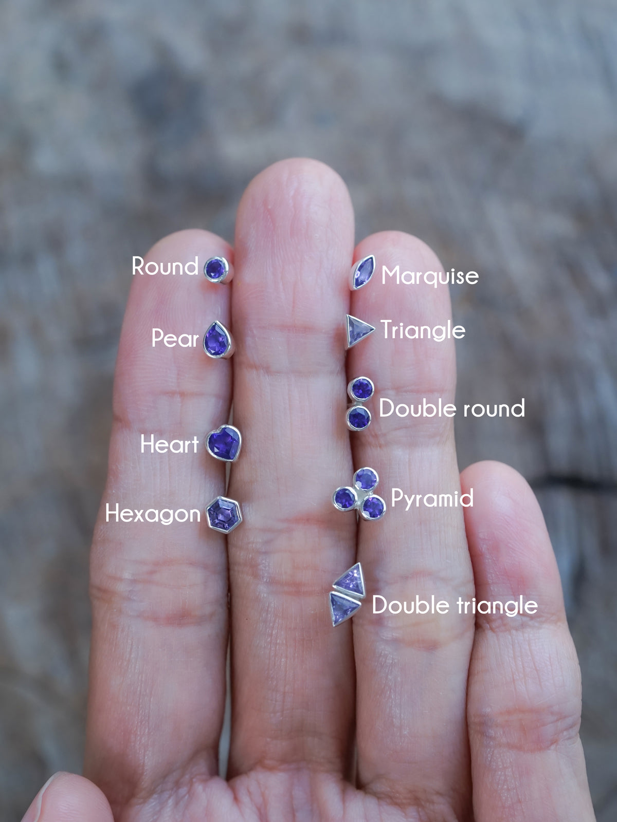 Amethyst Earrings - Gardens of the Sun | Ethical Jewelry