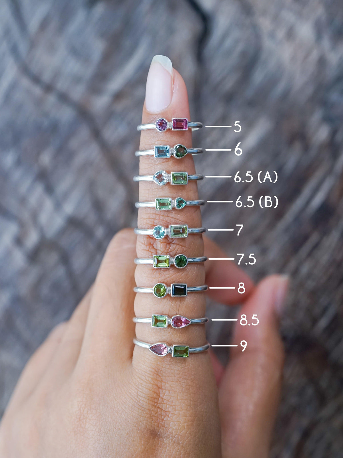 Double Tourmaline Ring - Gardens of the Sun | Ethical Jewelry