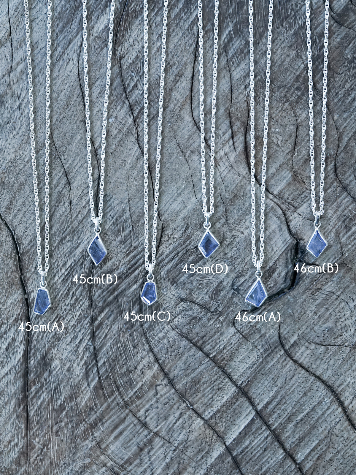 Geometric Tanzanite Necklace - Gardens of the Sun | Ethical Jewelry