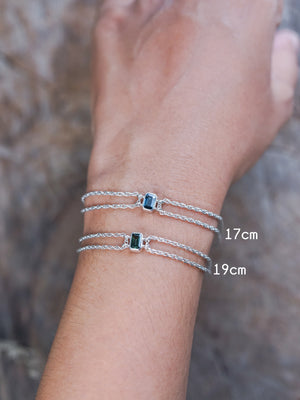 Octagon Sapphire Bracelet